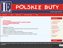 Tablet Screenshot of lf-polskiebuty.pl